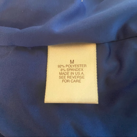 Arden B. Blue Ruched Bodycon One Shoulder Dress M - Picture 9 of 9